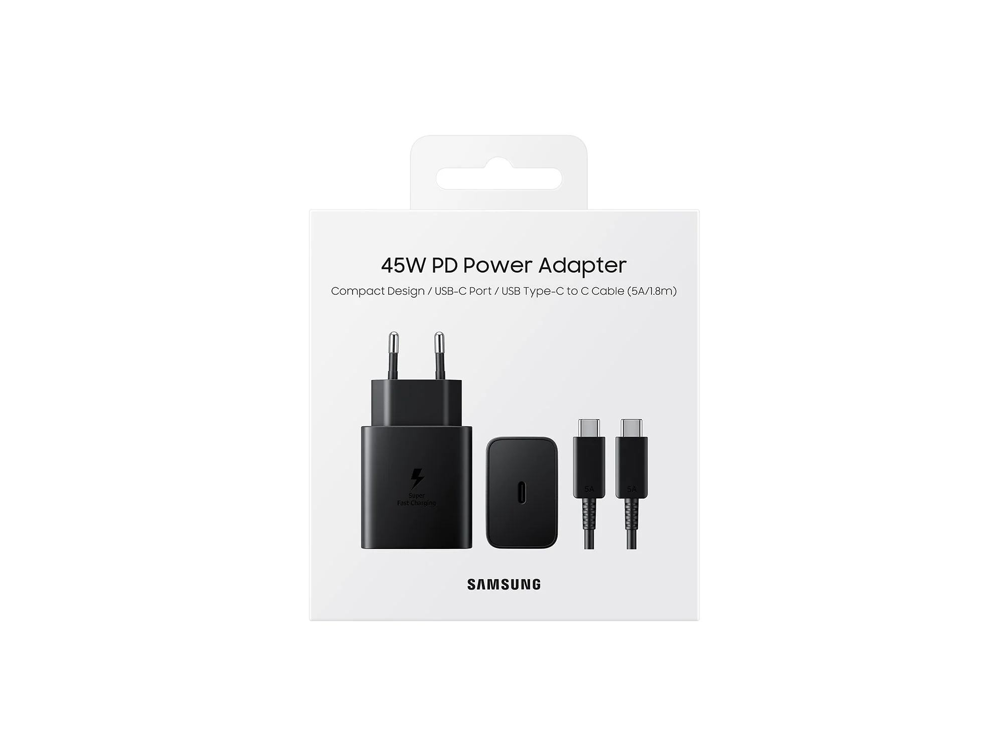TYPE C TO C 45W POWER ADAPTER